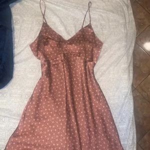 Abercrombie satin mini slip dress